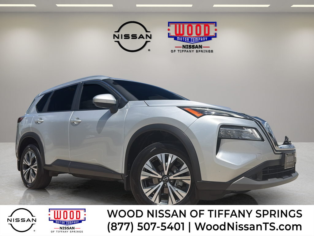 Brilliant Silver Metallic 2023 Nissan Rogue SUV / Crossover All-Wheel Drive Continuously Variable Transmission