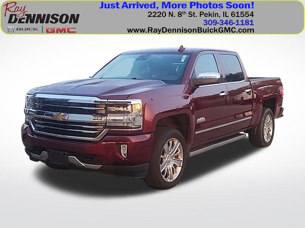 Red Tintcoat 2016 Chevrolet Silverado 1500 Pickup Truck Four-Wheel Drive 8-Speed Automatic Overdrive