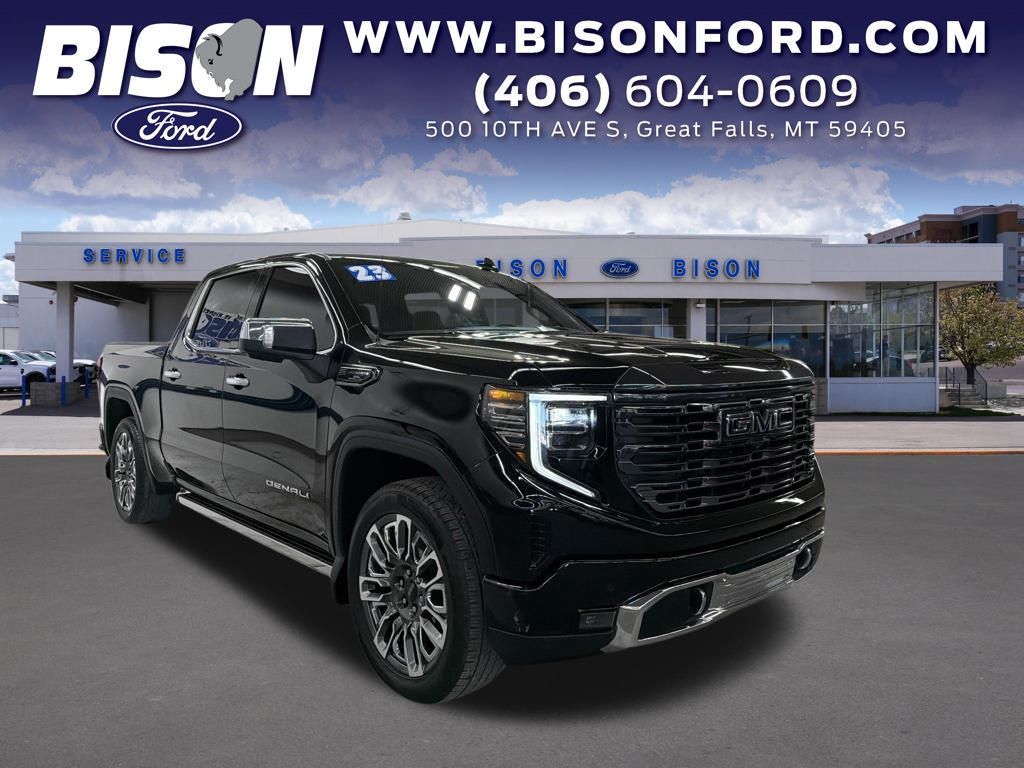 Black 2023 GMC Sierra 1500 Pickup Truck Four-Wheel Drive Automatic