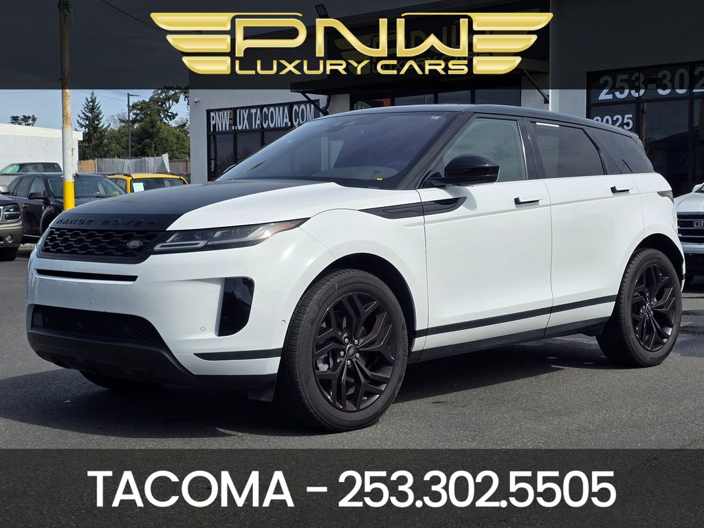 White 2020 Land Rover Range Rover Evoque P250 SE AWD SUV / Crossover All-Wheel Drive 9-Speed Automatic