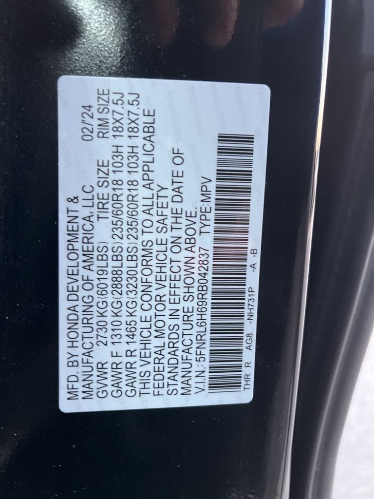 Thumbnail: 2024 Honda Odyssey - 10