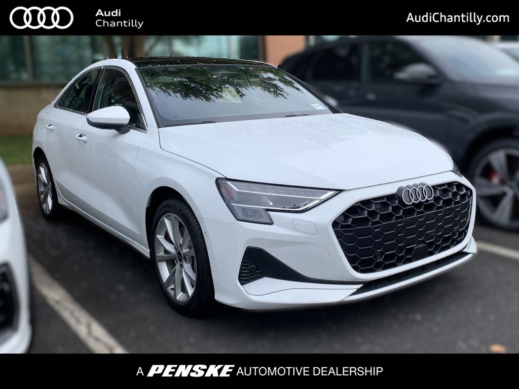 White 2026 Audi A3 Sedan All-Wheel Drive 7-Speed Automatic