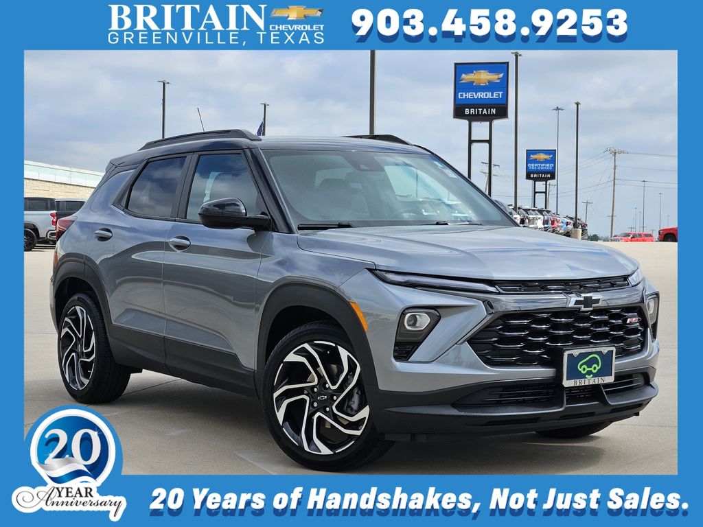 Sterling Gray Metallic 2025 Chevrolet Trailblazer RS FWD SUV / Crossover Front-Wheel Drive Continuously Variable Transmission