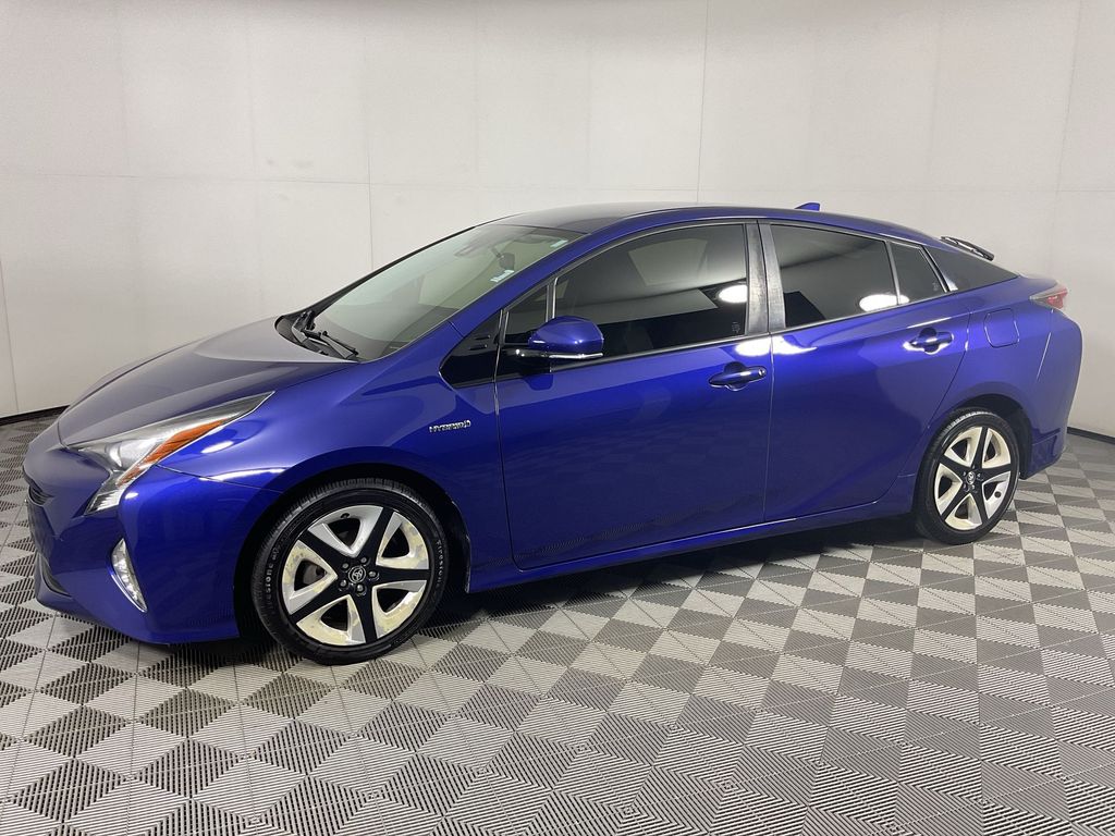 Blue Crush Metallic 2016 Toyota Prius Three Touring FWD Hatchback Front-Wheel Drive Continuously Variable Transmission