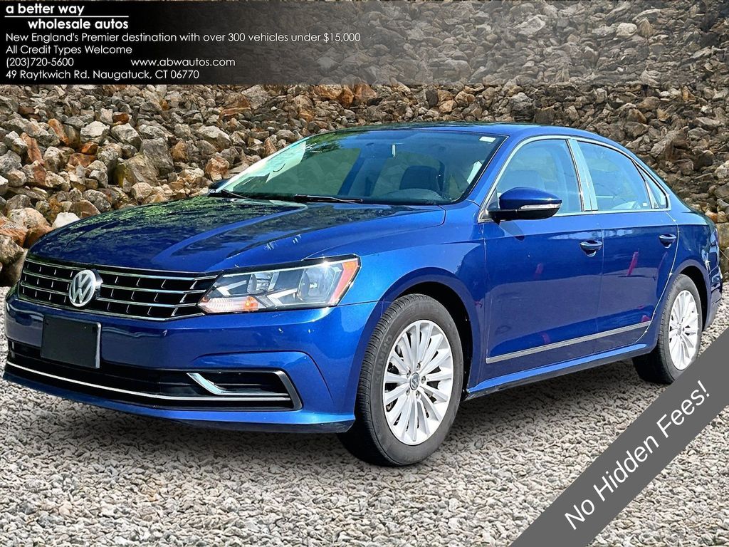 Blue Metallic 2016 Volkswagen Passat Sedan Front-Wheel Drive 6-Speed Automatic
