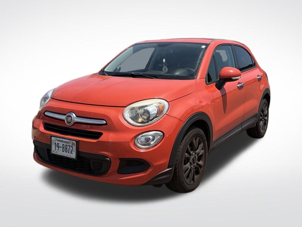 Arancio (Orange) 2016 FIAT 500X SUV / Crossover Front-Wheel Drive 9-Speed Automatic