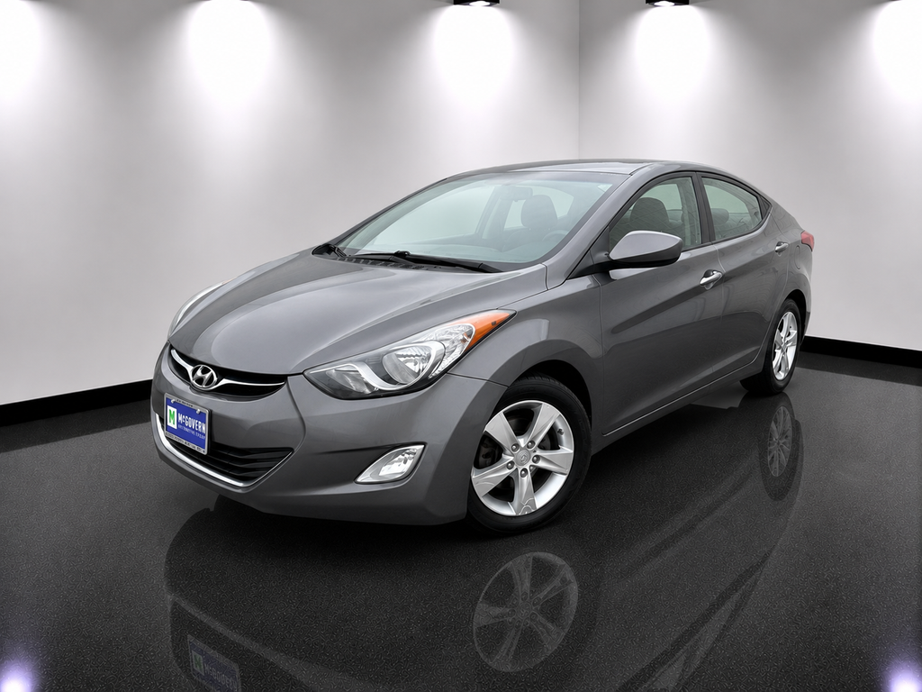 Harbor Gray Metallic 2013 Hyundai Elantra Sedan Front-Wheel Drive 6-Speed Automatic Overdrive