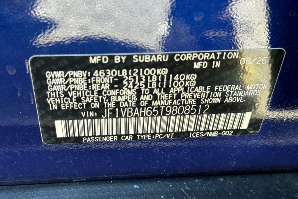 New 2026 Blue Subaru Base image 34