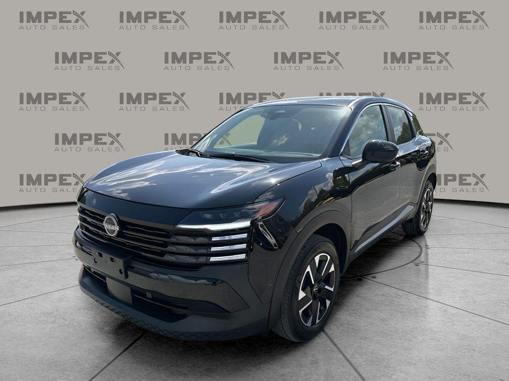 Super Black 2025 Nissan Kicks SV AWD SUV / Crossover All-Wheel Drive Continuously Variable Transmission