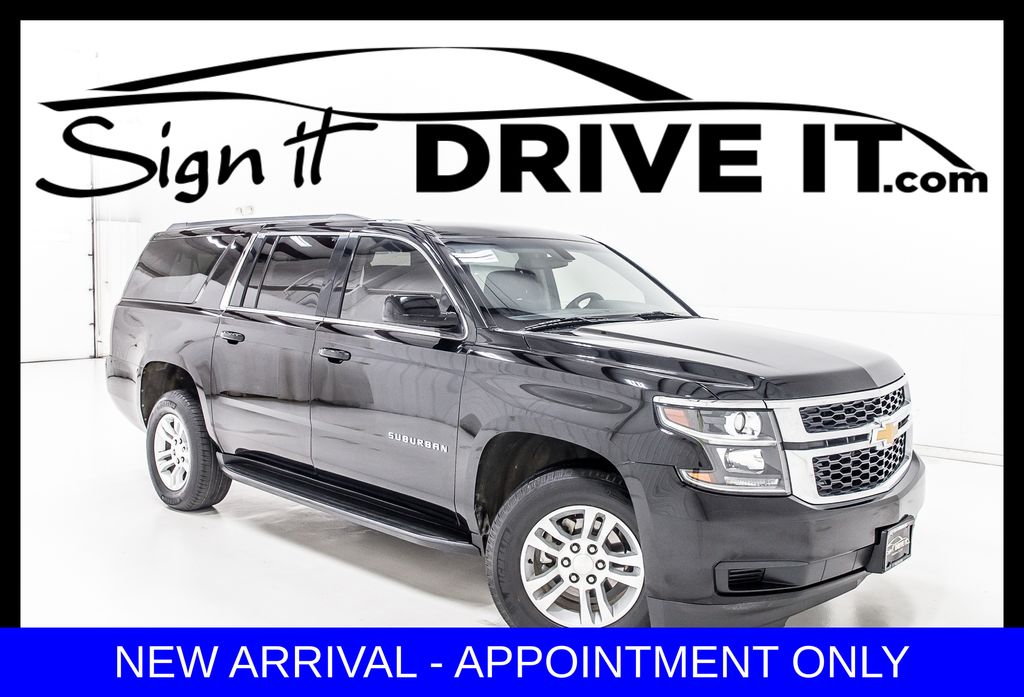 Black 2018 Chevrolet Suburban SUV / Crossover 4X2 6-Speed Automatic Overdrive