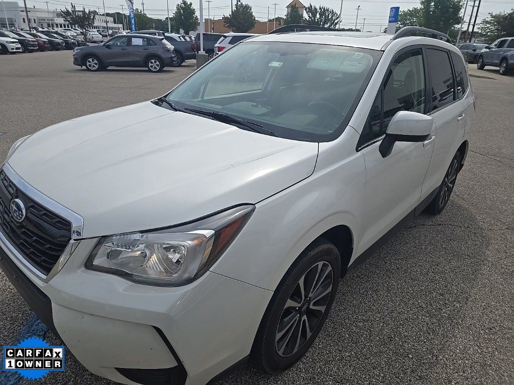Crystal White Pearl 2018 Subaru Forester SUV / Crossover All-Wheel Drive Continuously Variable Transmission
