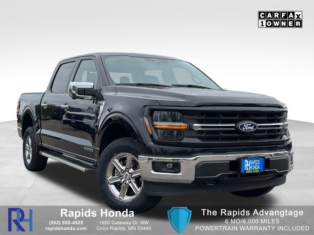 Black Metallic 2024 Ford F-150 Pickup Truck Four-Wheel Drive Automatic
