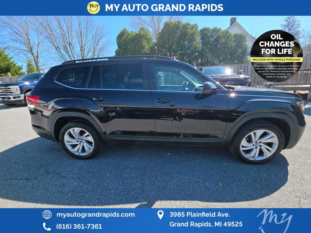 Deep Black 2021 Volkswagen Atlas V6 SE 4Motion with Technology SUV / Crossover All-Wheel Drive 8-Speed Automatic