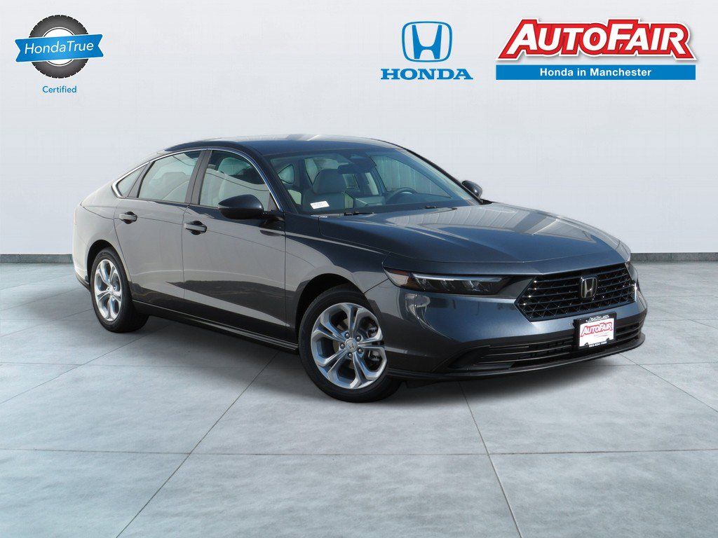 Meteorite Gray Metallic 2025 Honda Accord Sedan Front-Wheel Drive Continuously Variable Transmission