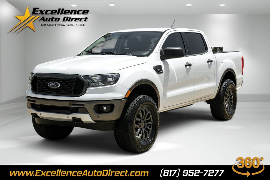 Oxford White 2019 Ford Ranger Pickup Truck Four-Wheel Drive Automatic