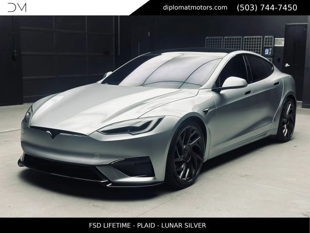 Silver 2026 Tesla Model S Sedan All-Wheel Drive 1-Speed Automatic