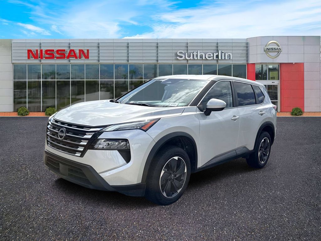 Brilliant Silver Metallic 2024 Nissan Rogue SUV / Crossover Front-Wheel Drive Continuously Variable Transmission