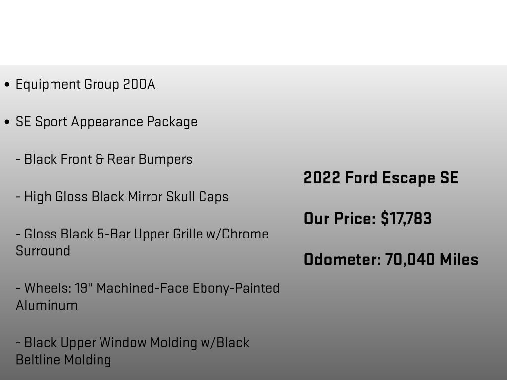 2022 Ford Escape SE - 5