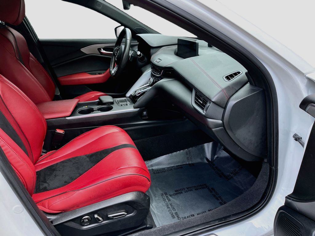 2023 Acura TLX Type S White at Texan Dodge Chrysler Jeep Ram