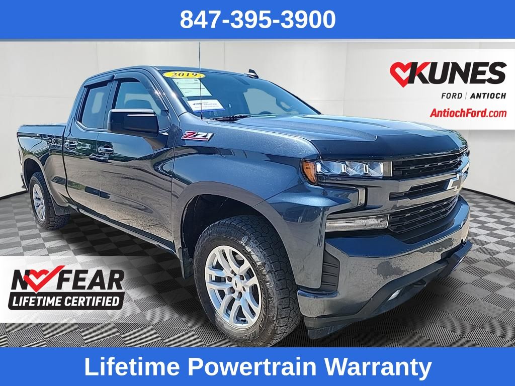 Gray 2019 Chevrolet Silverado 1500 Pickup Truck Four-Wheel Drive 8-Speed Automatic