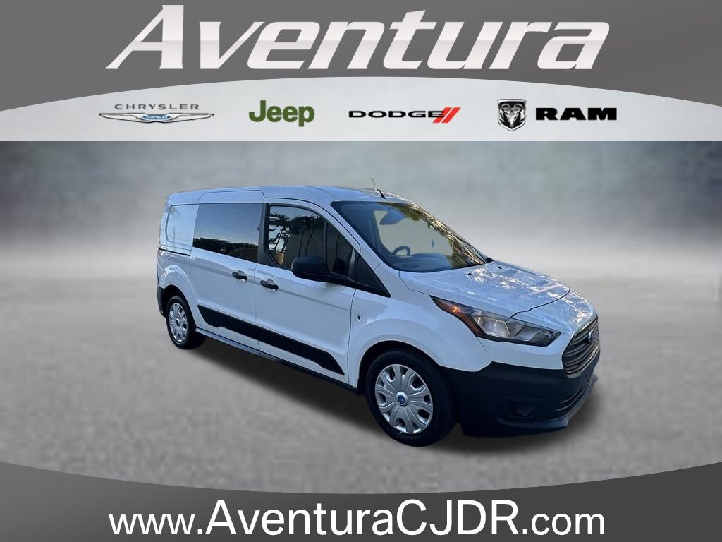 Frozen White 2021 Ford Transit Connect Van Front-Wheel Drive 8-Speed Automatic