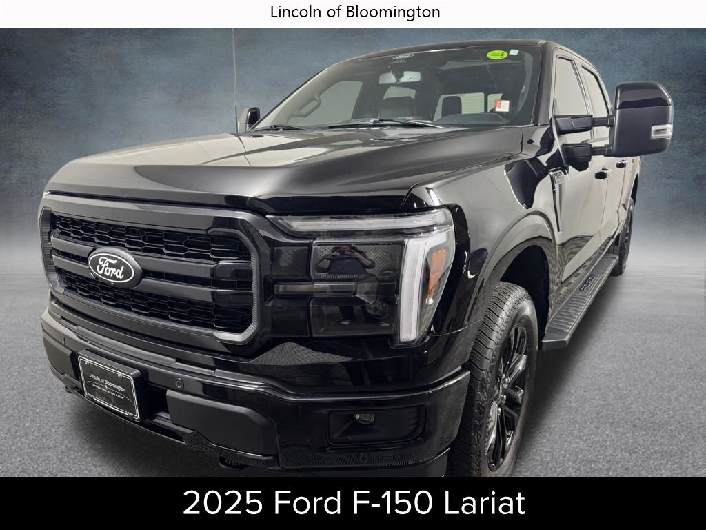 Black Metallic 2025 Ford F-150 Pickup Truck Four-Wheel Drive Automatic