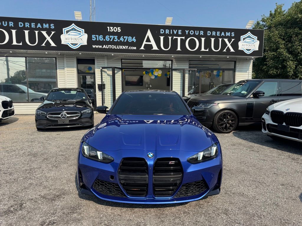 Portimao Blue Metallic 2025 BMW M4 Coupe All-Wheel Drive 8-Speed Automatic