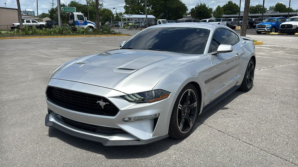 Ingot Silver 2019 Ford Mustang GT Premium Coupe RWD Coupe Rear-Wheel Drive Automatic