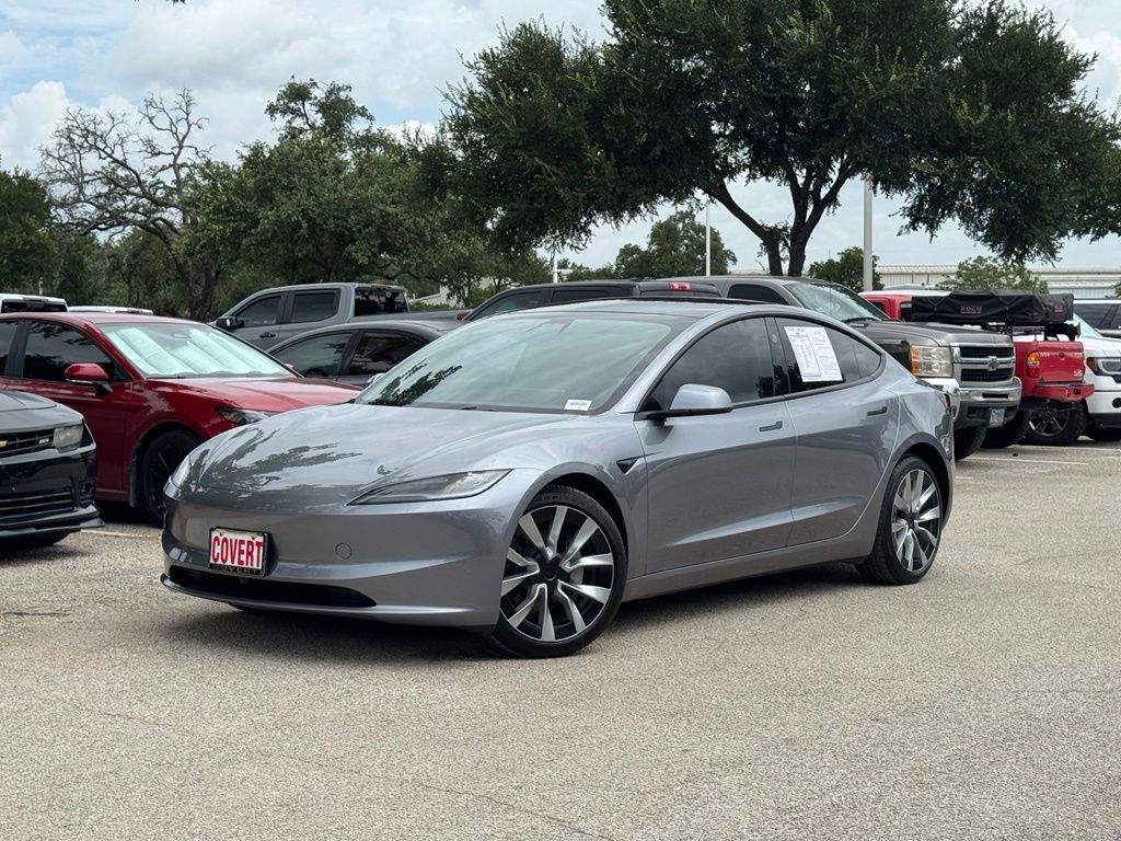 Gray 2026 Tesla Model 3 Premium AWD Sedan All-Wheel Drive 1-Speed Automatic