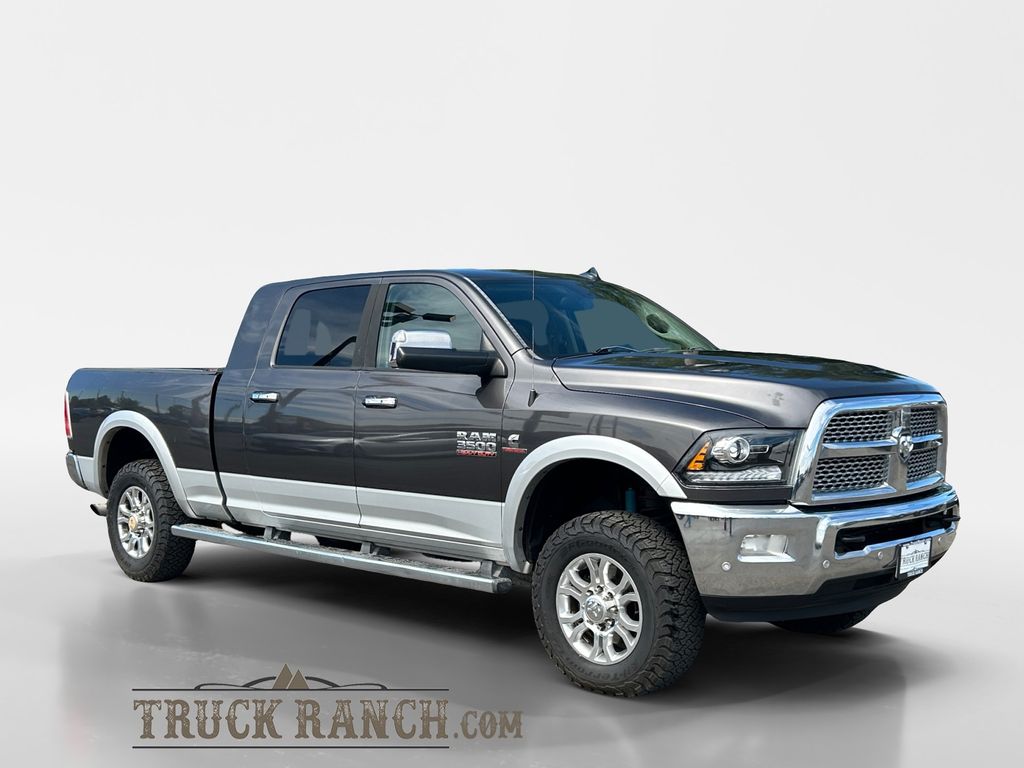 Gray (Granite Crystal Metallic Clearcoat) 2016 RAM 3500 Pickup Truck Four-Wheel Drive 6-Speed Automatic