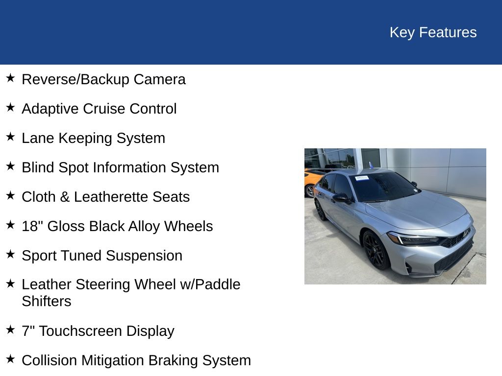 2026 Honda Civic Sedan Sport