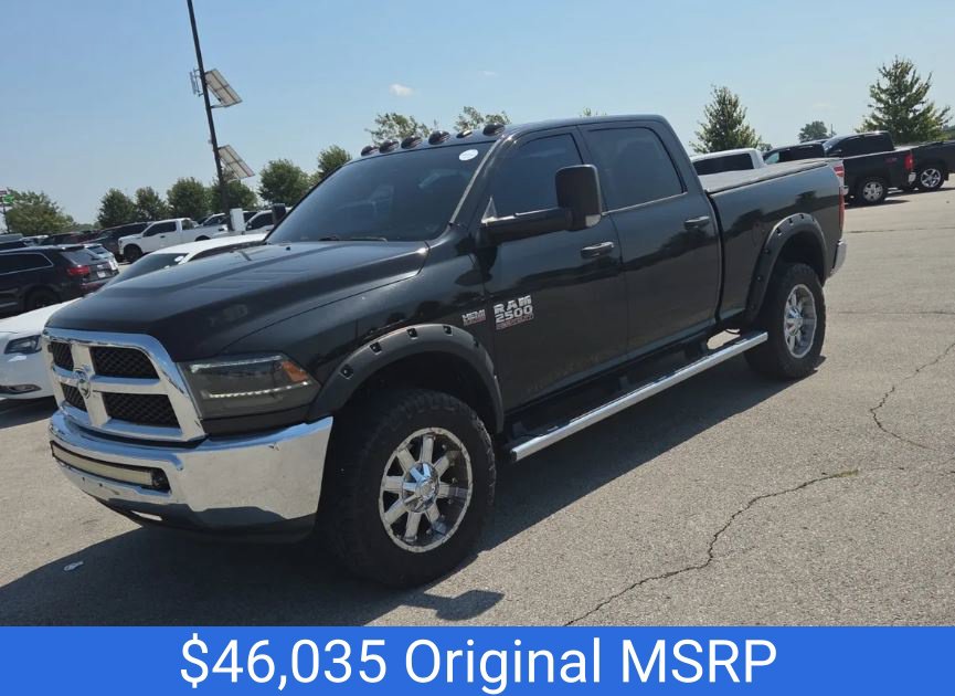 Brilliant Black Crystal Pearlcoat 2017 RAM 2500 Pickup Truck Four-Wheel Drive 6-Speed Automatic