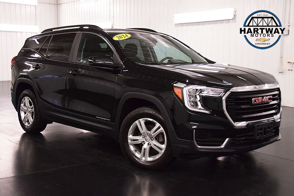 Black (Ebony Twilight Metallic) 2024 GMC Terrain SUV / Crossover All-Wheel Drive 9-Speed Automatic