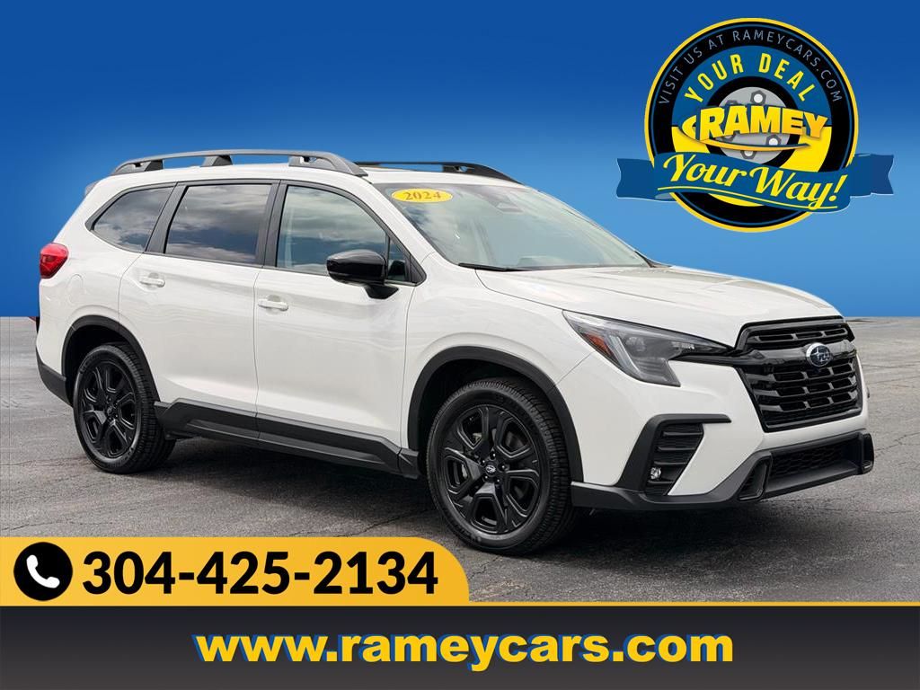 Crystal White Pearl 2024 Subaru Ascent SUV / Crossover All-Wheel Drive Continuously Variable Transmission