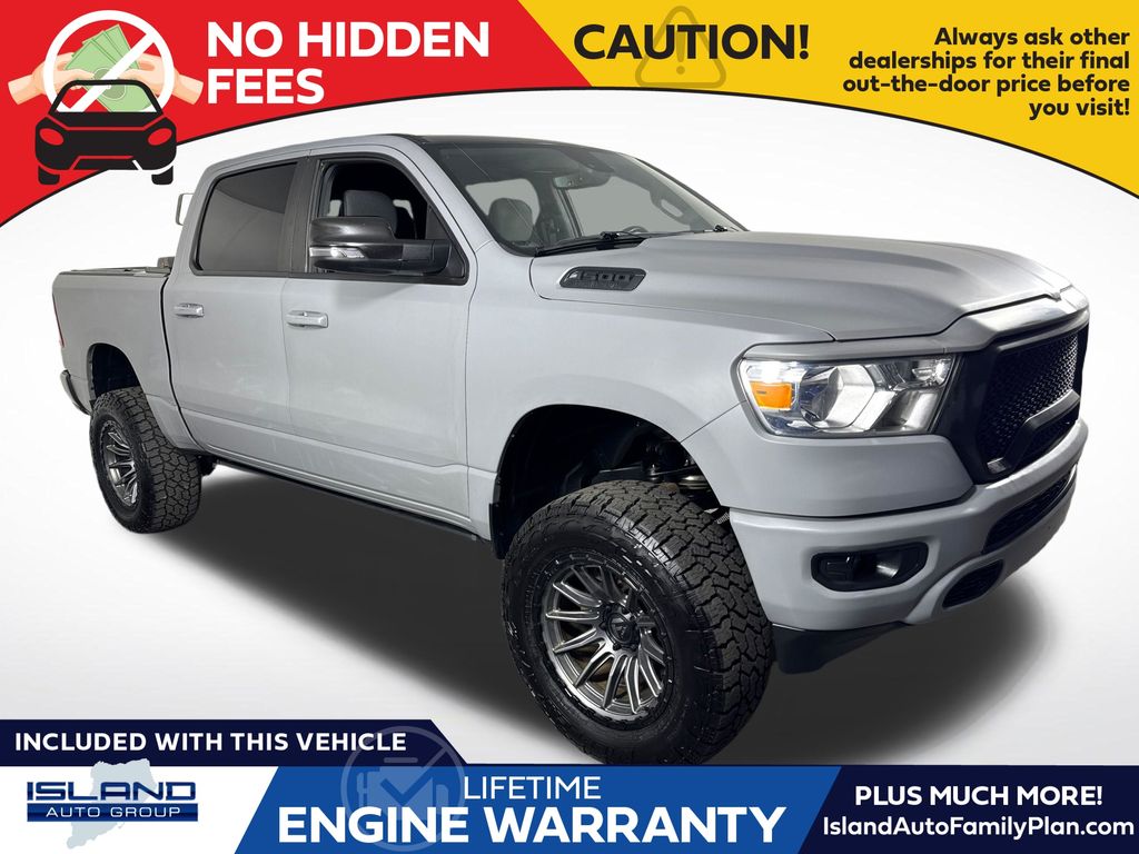 Bright White Clearcoat 2023 RAM 1500 Pickup Truck Four-Wheel Drive 8-Speed Automatic