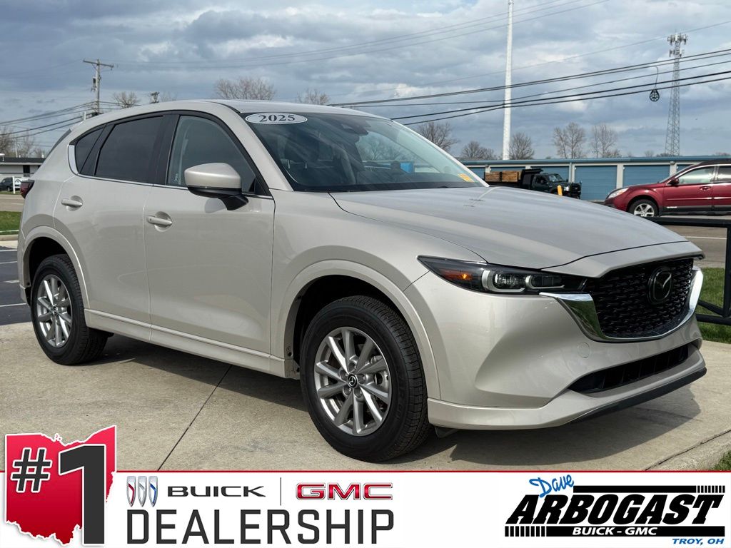 Gray (Platinum Quartz Metallic) 2025 Mazda CX-5 2.5 S Preferred AWD SUV / Crossover All-Wheel Drive 6-Speed Automatic