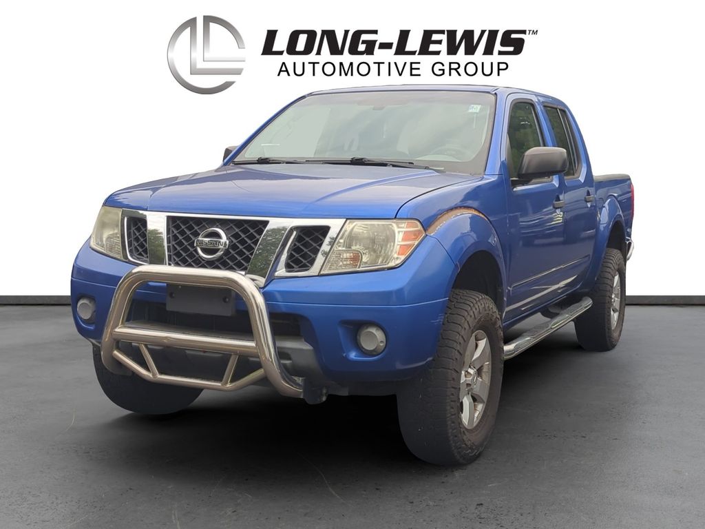 Blue Metallic 2012 Nissan Frontier Pickup Truck Four-Wheel Drive 5-Speed Automatic Overdrive