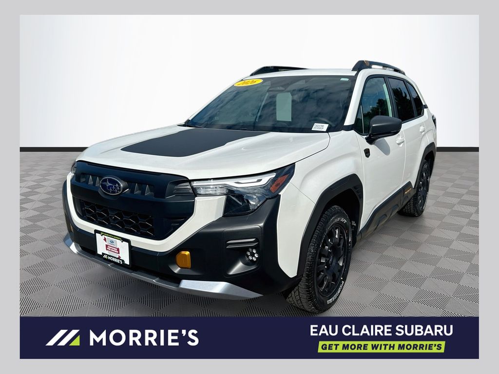 Crystal White Pearl 2026 Subaru Forester SUV / Crossover All-Wheel Drive Continuously Variable Transmission