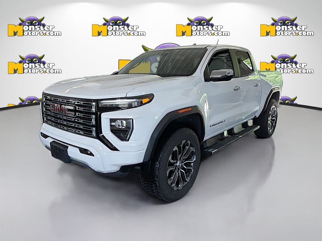Summit White 2023 GMC Canyon Pickup Truck Four-Wheel Drive 8-Speed Automatic