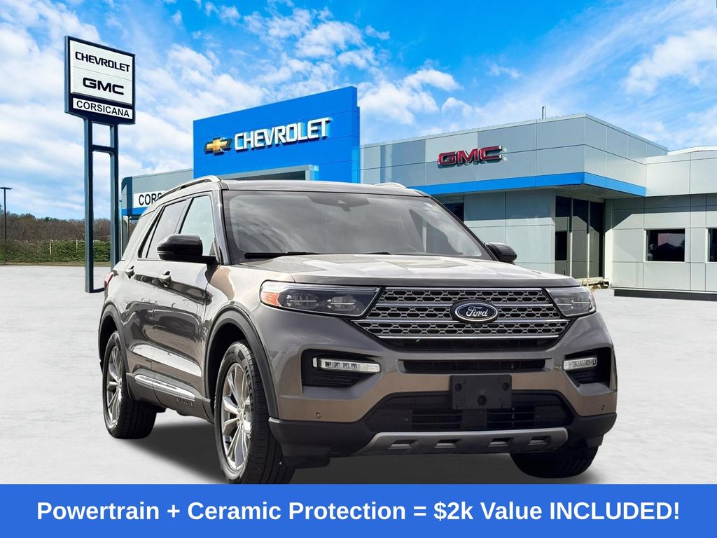 Stone Gray Metallic 2021 Ford Explorer SUV / Crossover All-Wheel Drive Automatic