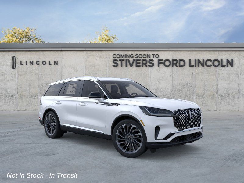 Pristine White Metallic Tri-Coat 2026 Lincoln Aviator SUV / Crossover Rear-Wheel Drive Automatic