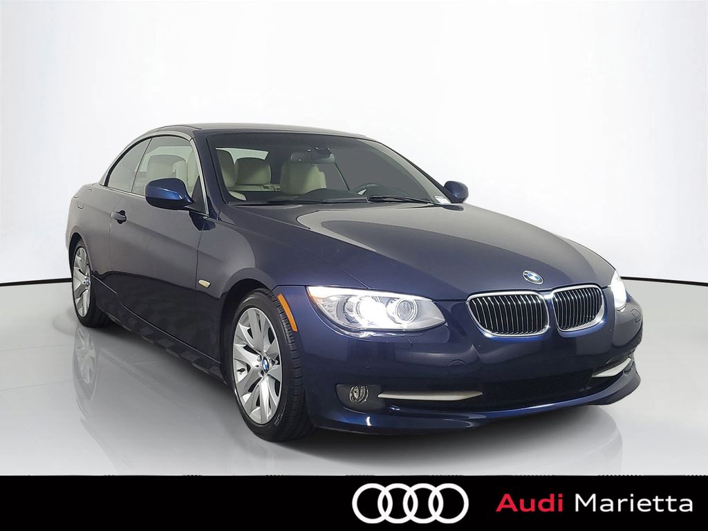 Deep Sea Blue Metallic 2013 BMW 3 Series Convertible Rear-Wheel Drive 6-Speed Automatic