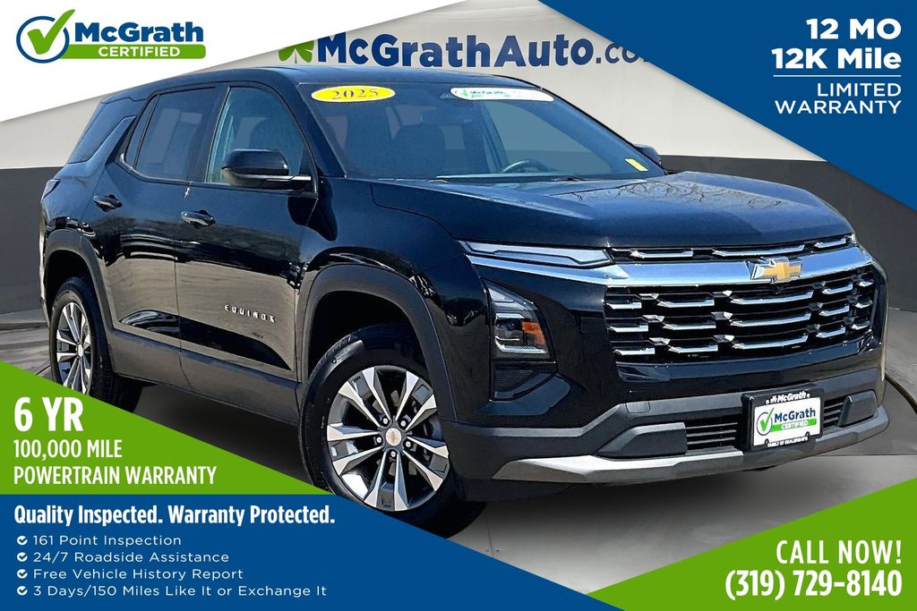 Mosaic Black Metallic 2025 Chevrolet Equinox SUV / Crossover Four-Wheel Drive 8-Speed Automatic