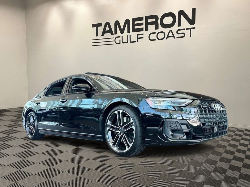 Mythos Black Metallic 2026 Audi A8 Sedan All-Wheel Drive 8-Speed Automatic
