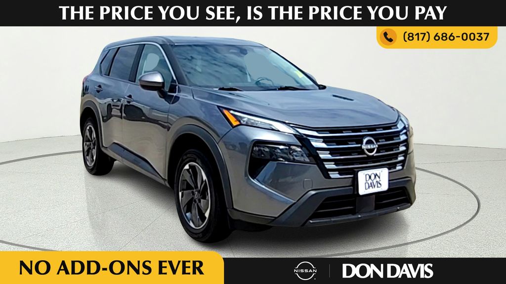 Gray (Gun Metallic) 2024 Nissan Rogue SUV / Crossover All-Wheel Drive Continuously Variable Transmission