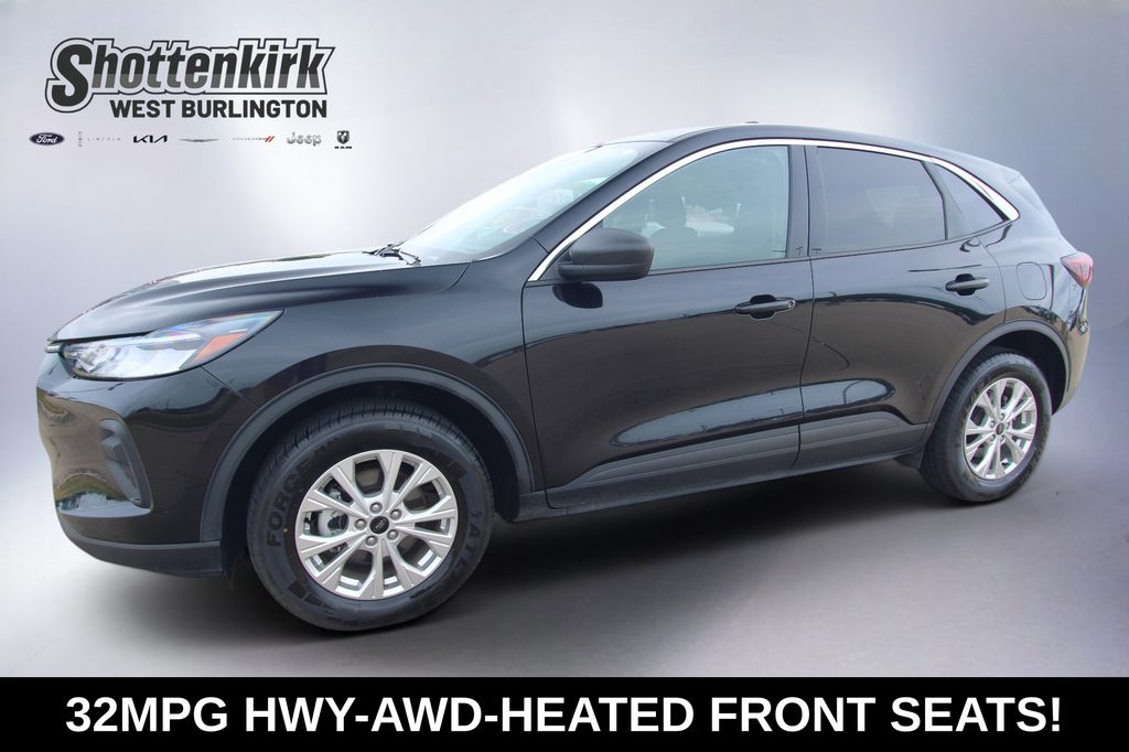 Black Metallic 2024 Ford Escape SUV / Crossover All-Wheel Drive 8-Speed Automatic