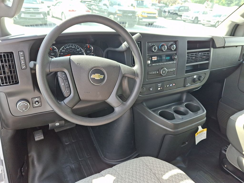 2026 Chevrolet Express 3500 Work Van White at Klick Lewis Buick Chevrolet