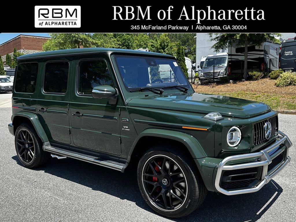 Green 2022 Mercedes-Benz G-Class AMG G 63 4MATIC SUV / Crossover All-Wheel Drive 9-Speed Automatic