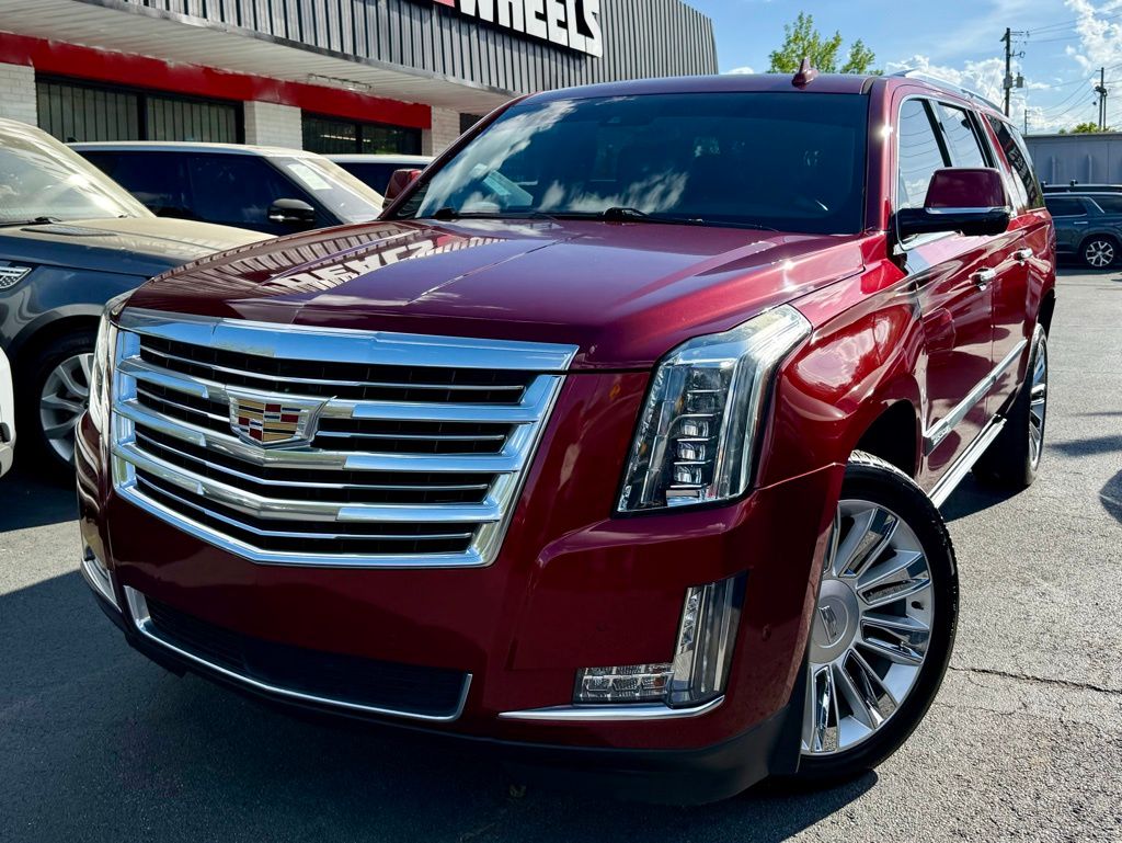Red Passion Tintcoat 2018 Cadillac Escalade ESV Platinum RWD SUV / Crossover Rear-Wheel Drive