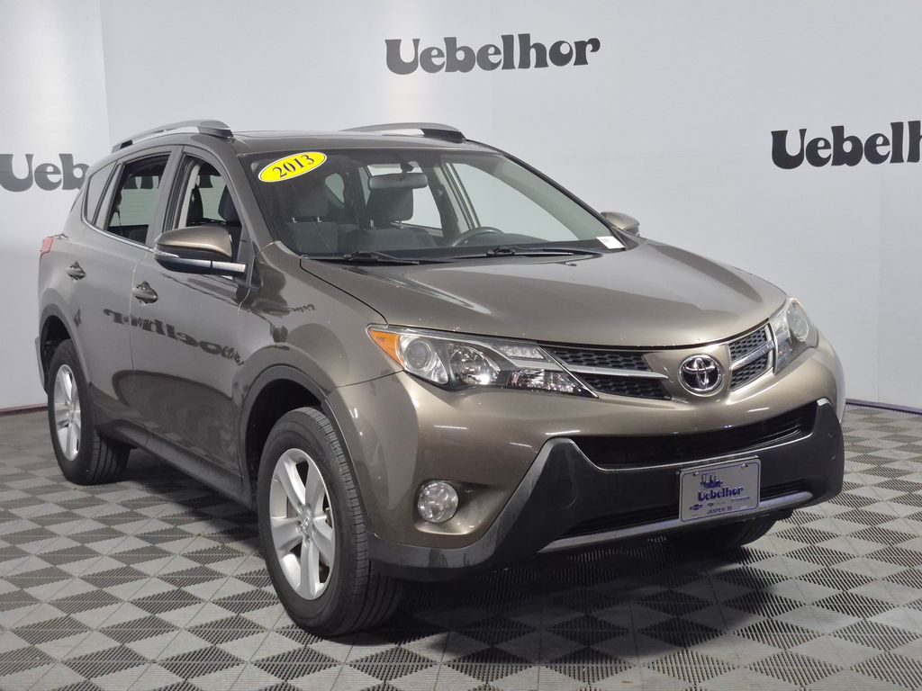 Brown 2013 Toyota RAV4 XLE AWD SUV / Crossover All-Wheel Drive 6-Speed Automatic